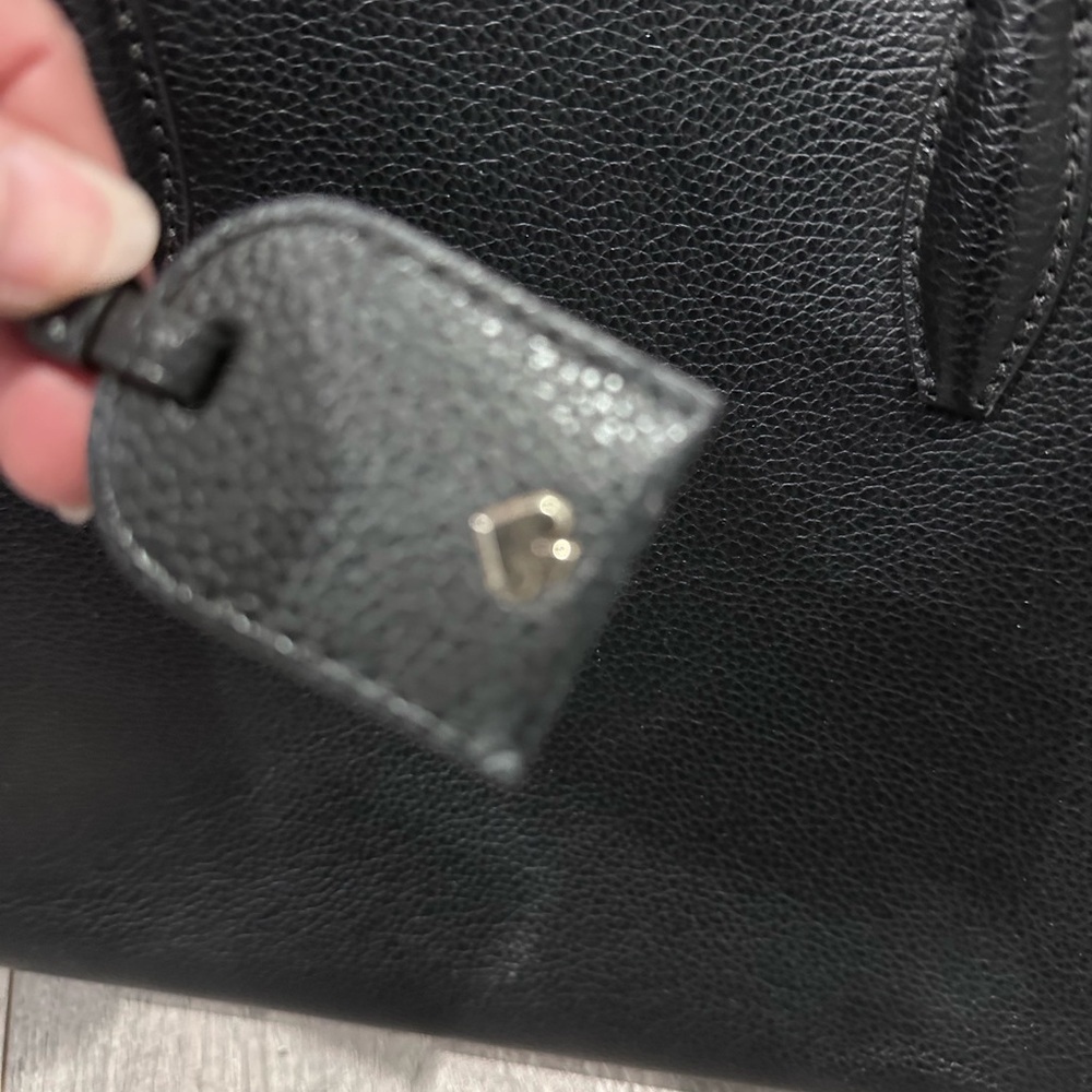 Kate Spade Black Leather Tote Bag - Picture 3 of 10